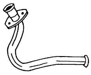 MTS 19100 Труба вихлопного газу