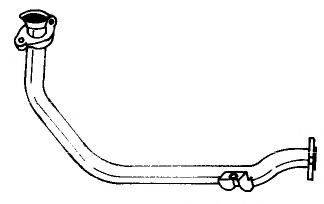 MTS 19130 Труба вихлопного газу