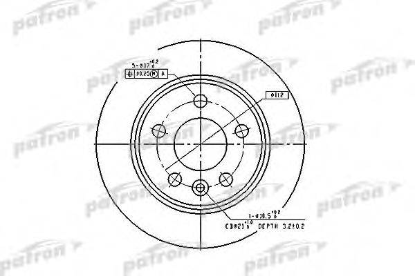 PATRON PBD2777 гальмівний диск