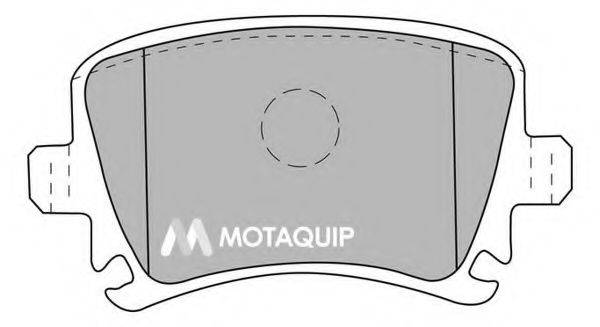 MOTAQUIP LVXL1141 Комплект гальмівних колодок, дискове гальмо