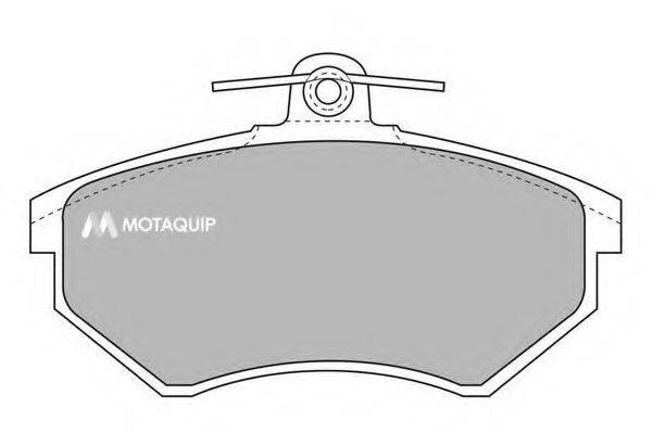 MOTAQUIP LVXL655 Комплект гальмівних колодок, дискове гальмо