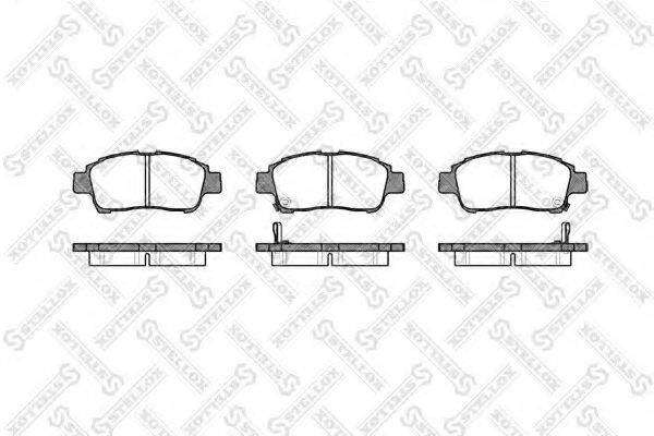 STELLOX 23350 Комплект гальмівних колодок, дискове гальмо