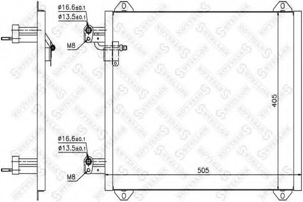 BEHR_ 8FC 351 038-551 Конденсатор, кондиціонер