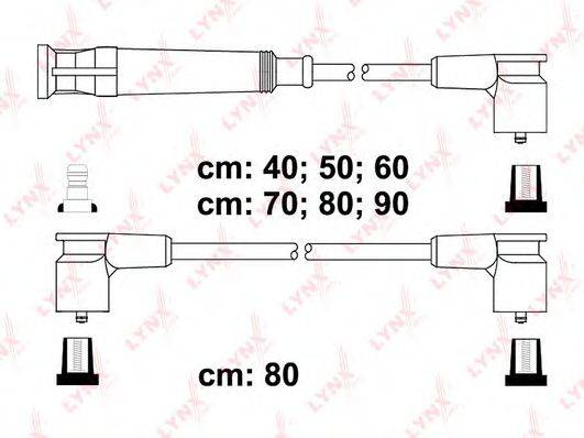 LYNXAUTO SPE1409 Комплект дротів запалювання