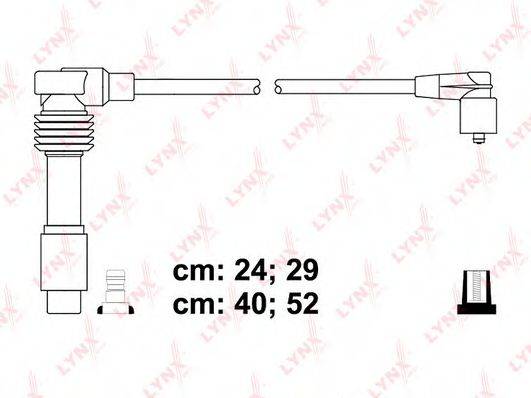 LYNXAUTO SPE1814 Комплект дротів запалювання
