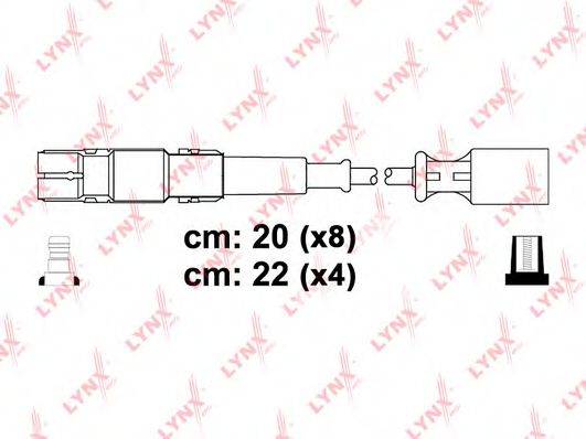 LYNXAUTO SPE5322 Комплект дротів запалювання