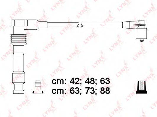 LYNXAUTO SPE5917 Комплект дротів запалювання