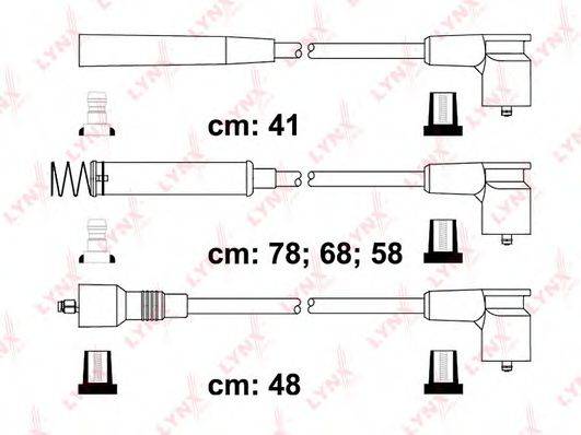 LYNXAUTO SPE5939 Комплект дротів запалювання