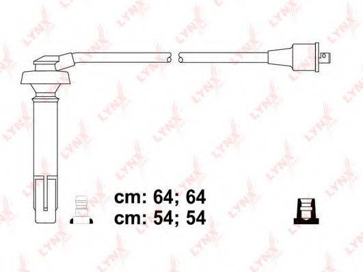 LYNXAUTO SPE7113 Комплект дротів запалювання