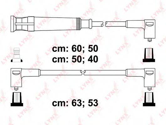 LYNXAUTO SPE7806 Комплект дротів запалювання
