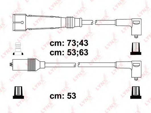 LYNXAUTO SPE8023 Комплект дротів запалювання