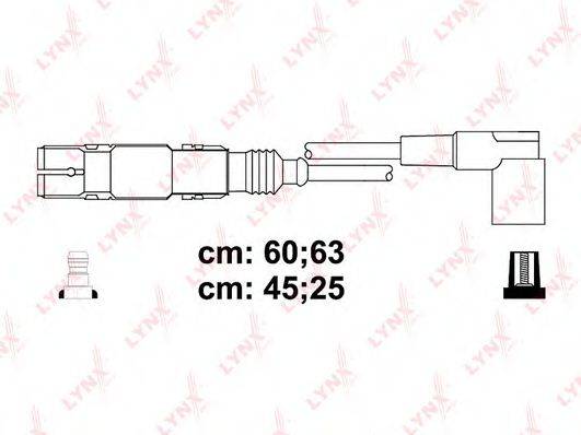 LYNXAUTO SPE8036 Комплект дротів запалювання