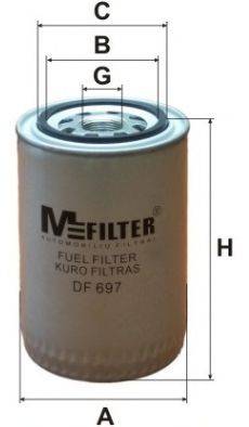MFILTER DF697 Паливний фільтр