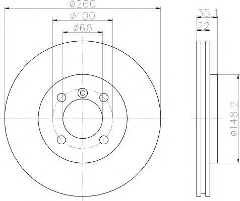 HELLA PAGID 8DD 355 100-641