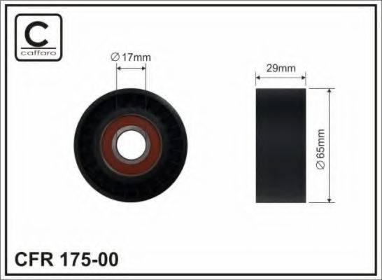 CAFFARO 17500 Натяжний ролик, полікліновий ремінь