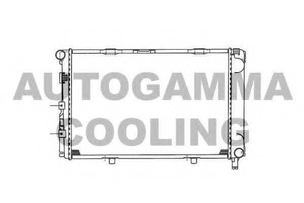 AUTOGAMMA 100512 Радіатор, охолодження двигуна