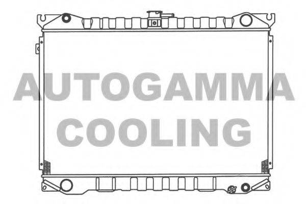 AUTOGAMMA 100610 Радіатор, охолодження двигуна