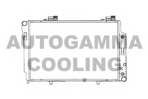 AUTOGAMMA 101320 Радіатор, охолодження двигуна