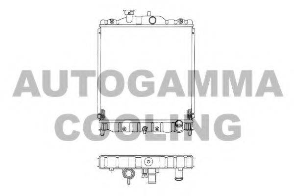 AUTOGAMMA 102114 Радіатор, охолодження двигуна