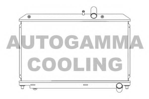 AUTOGAMMA 104682 Радіатор, охолодження двигуна
