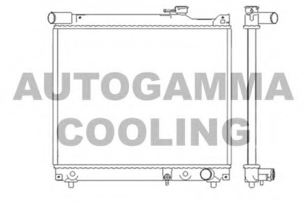 AUTOGAMMA 105056 Радіатор, охолодження двигуна