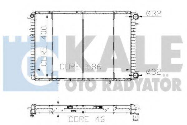 KALE OTO RADYATOR 180500