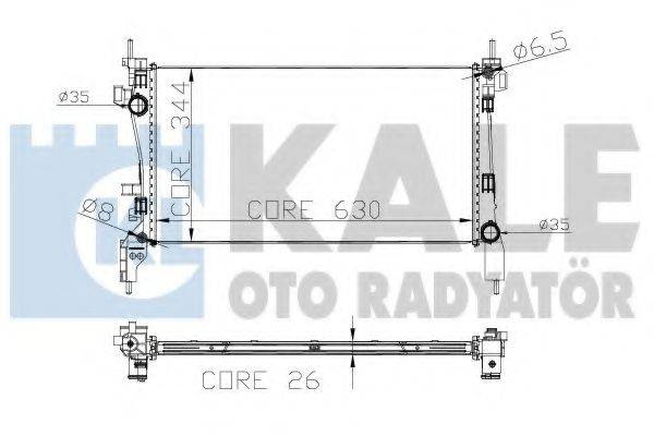 KALE OTO RADYATOR 320600