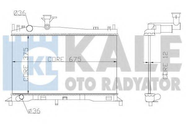 KALE OTO RADYATOR 360100