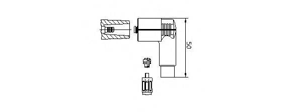 PVL 402112 Виделка, розподільник запалювання; Виделка, котушка запалювання