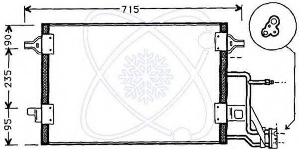 CALSONIC KANSEI 8FC 351 038-421 Конденсатор, кондиціонер