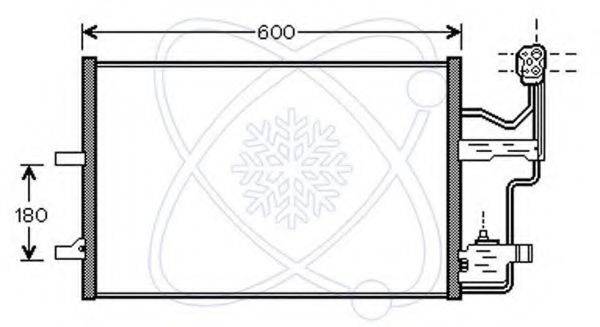 WEBASTO 35508 Конденсатор, кондиціонер