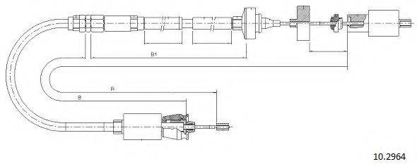 SEIM 401671 Трос, управління зчепленням