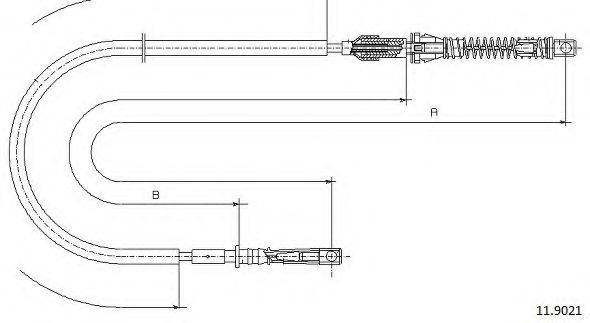 PEX 130288 Тросик газу