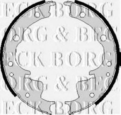 BORG & BECK BBS6013 Комплект гальмівних колодок