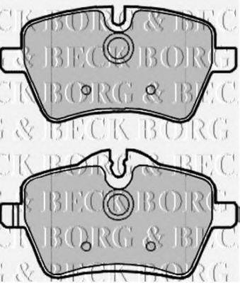 BORG & BECK BBP1988 Комплект гальмівних колодок, дискове гальмо