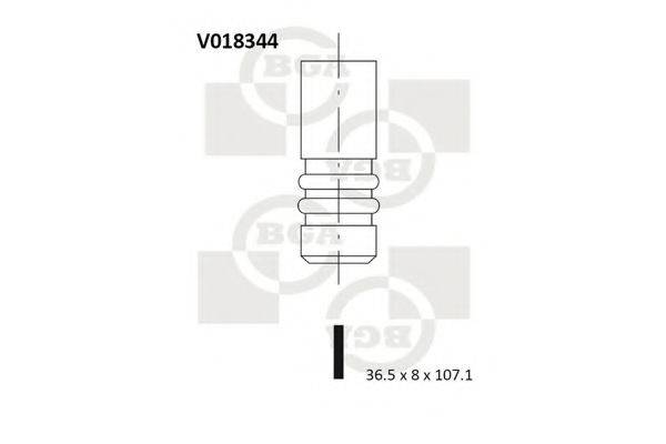 FAI AUTOPARTS IV18344 Впускний клапан