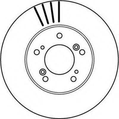 LUCAS DF4028 гальмівний диск