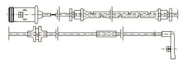 OJD (QUICK BRAKE) WS0127A Сигналізатор, знос гальмівних колодок