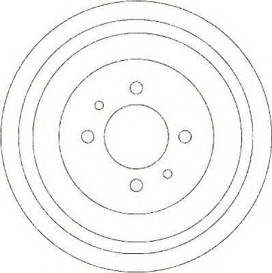 BRAKE ENGINEERING DR962302 Гальмівний барабан