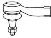 FRAP 4819 Наконечник поперечної кермової тяги