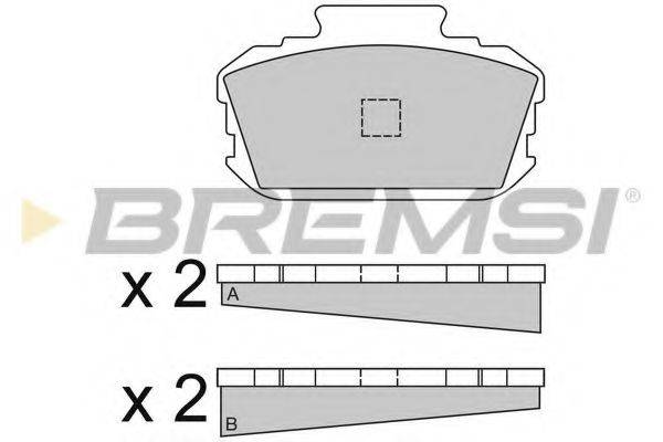 BREMSI BP2048