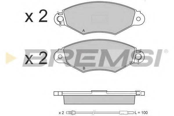 BREMSI BP3019