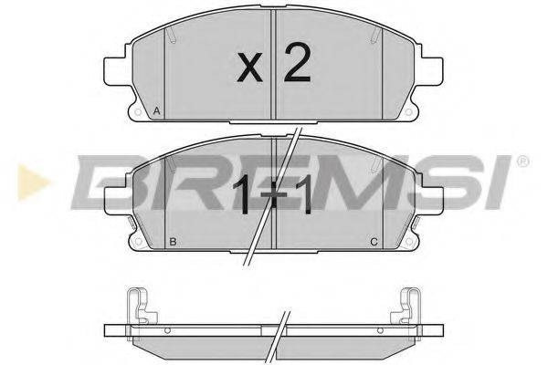 BREMSI BP3068