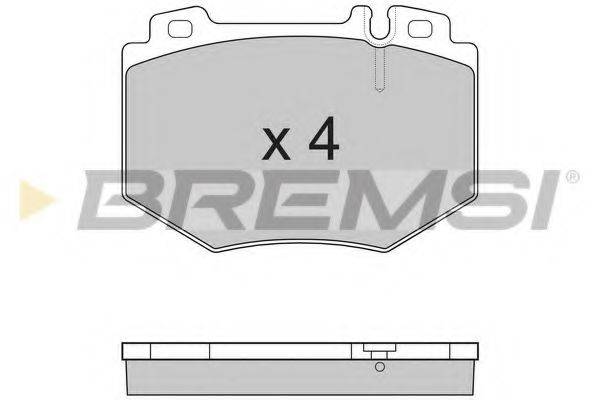 BREMSI 23285 Комплект гальмівних колодок, дискове гальмо