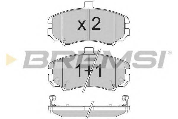 BREMSI BP3197