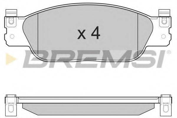 BREMSI 23470 Комплект гальмівних колодок, дискове гальмо