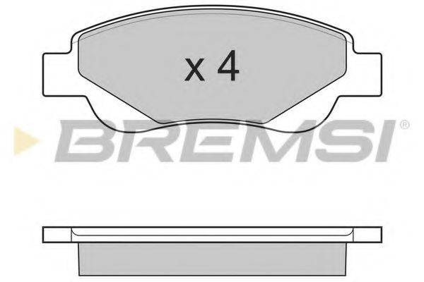 BREMSI 23959 Комплект гальмівних колодок, дискове гальмо