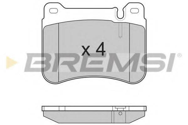 BREMSI 23945 Комплект гальмівних колодок, дискове гальмо