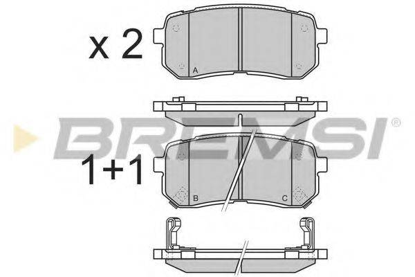 BREMSI BP3337