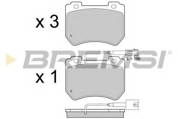 BREMSI BP3412